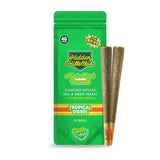 Hidden Hills Mini Mart 2g x 2 Thca Diamond Infused Pre Rolls - 10 Pack Display - Tropical Diesel