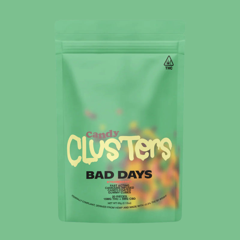Bad Days Candy Clusters Live Resin THC Gummies - 20pc - Bandit Distribution