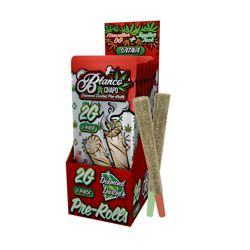 Blanco Chapo Diamond Dusted 2g 2 Pack - Firewalker OG / Jupiter OG - 6 Pack Display - Bandit Distribution