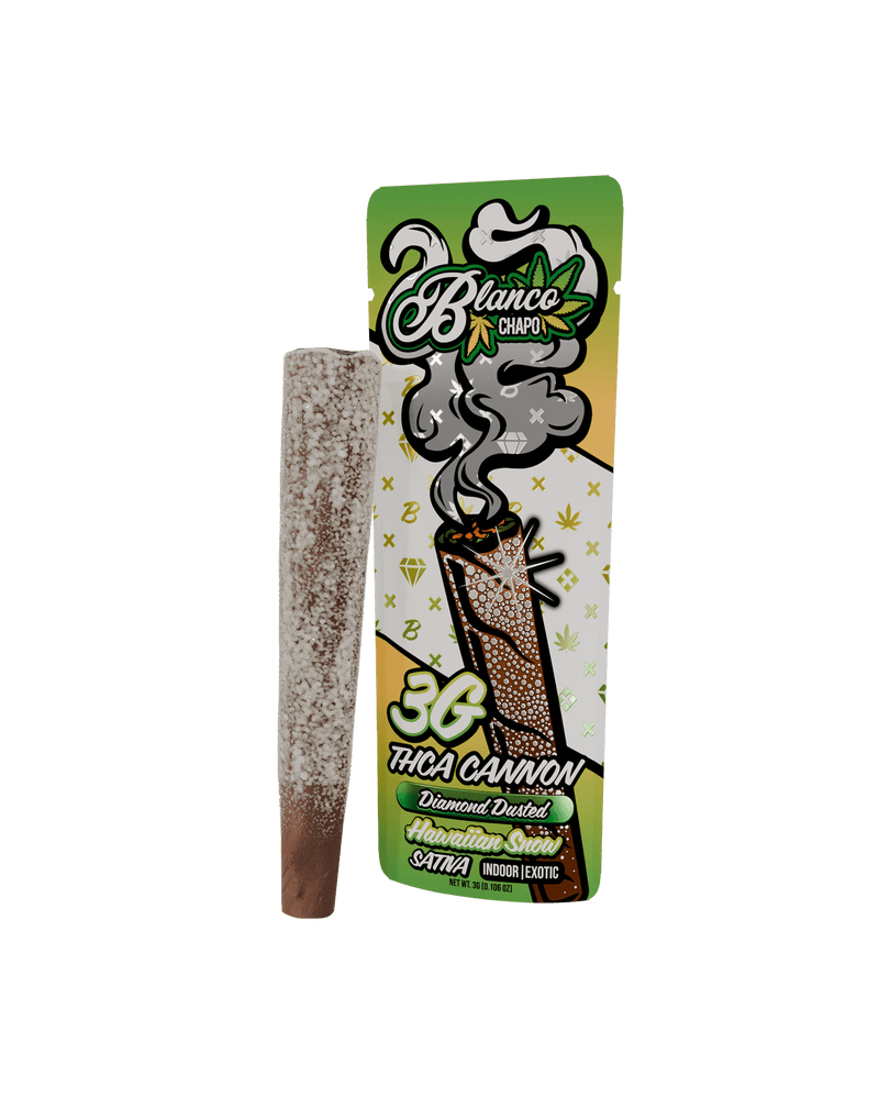 Blanco Chapo Diamond Dusted 3g Thca "Cannon" - Hawaiian Snow - Bandit Distribution