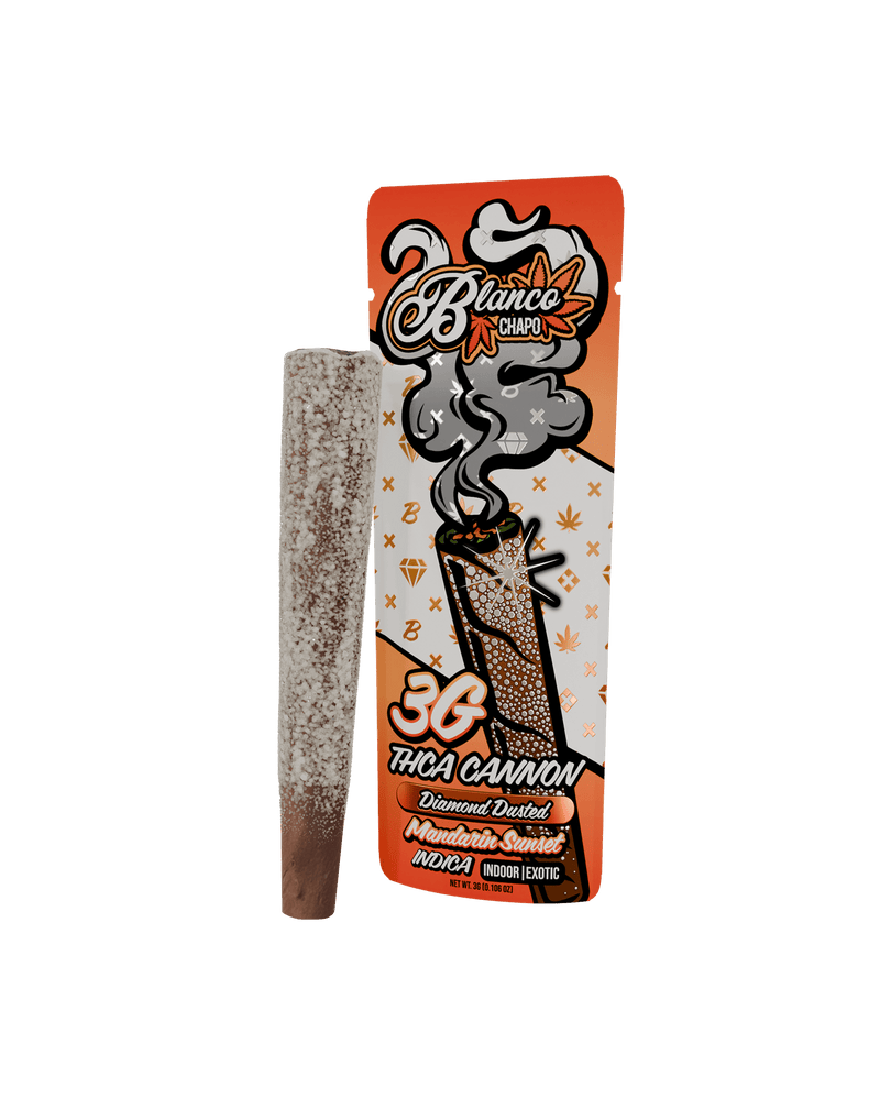 Blanco Chapo Diamond Dusted 3g Thca "Cannon" - Mandarin Sunset - Bandit Distribution