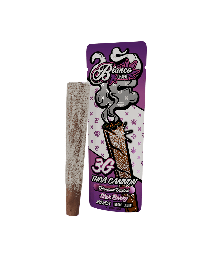 Blanco Chapo Diamond Dusted 3g Thca "Cannon" - StarBerry - Bandit Distribution