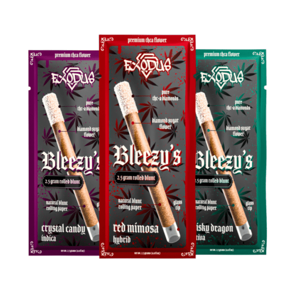 Bleezy’s Diamond Sugar THC - A Blunts 2.5g - 5 Pack Displays - Bandit Distribution