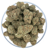 Bulk THCa AAA Light Dep Flower - Sourz Lime - 29.67% - Bandit Distribution