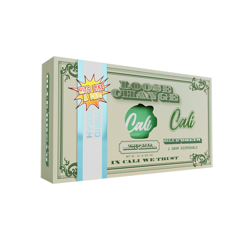 Cali Extrax Loose Change 1g Disposable - THCP/D8 Live Rosin Badder - Blue Dream - Bandit Distribution