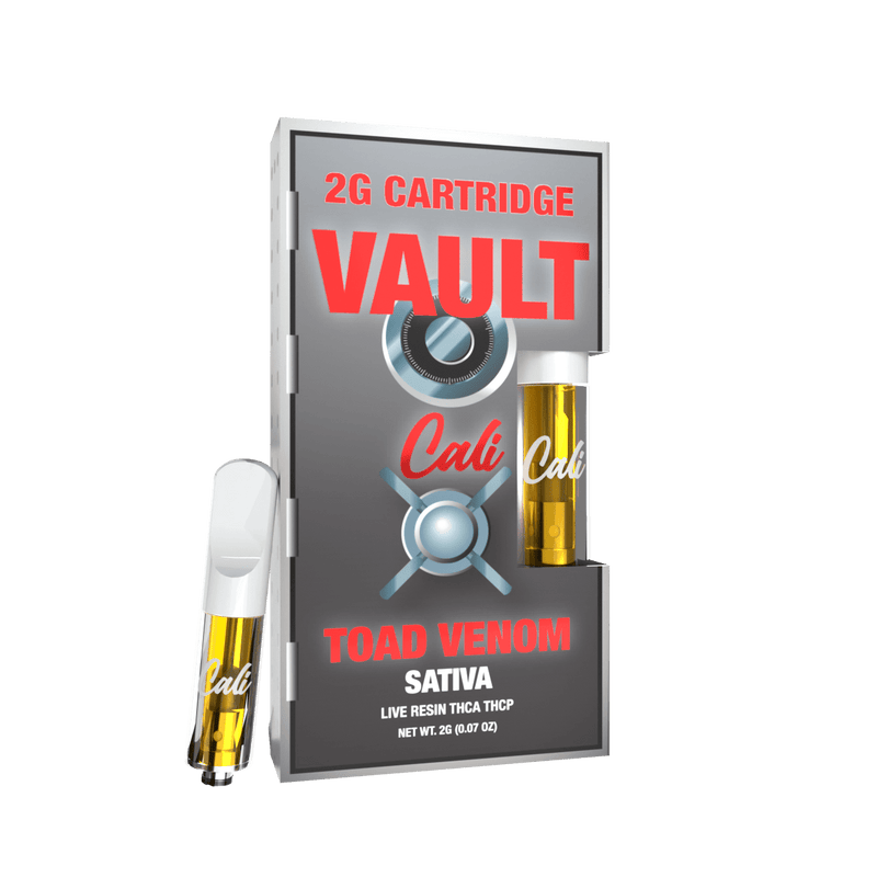 Cali Extrax - Vault 2g Carts - Live Resin THCa/THCp - Toad Venom - Bandit Distribution