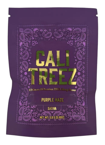 Cali Treez - Thca Flower - 6ct Display - Purple Haze - Bandit Distribution