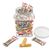 Crispy Blunts D9 Minis 40pc Bins - 30mg Each - Strawberry Cheesecake - Bandit Distribution