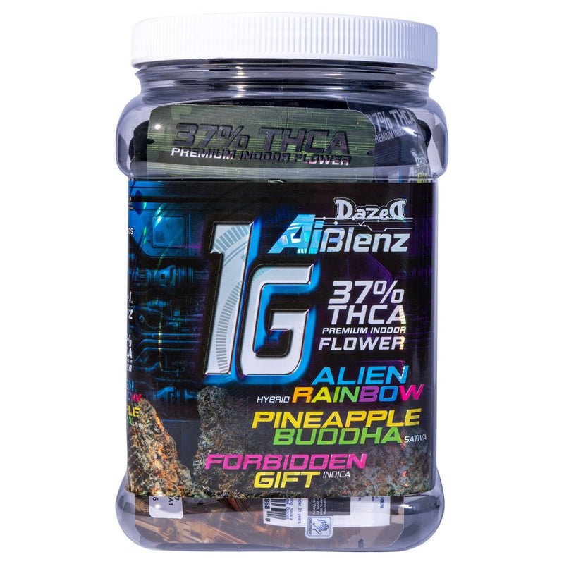 Dazed8 AI Blenz 1g Thca Flower Bags - Variety 2 - 30 Pack Display - Bandit Distribution