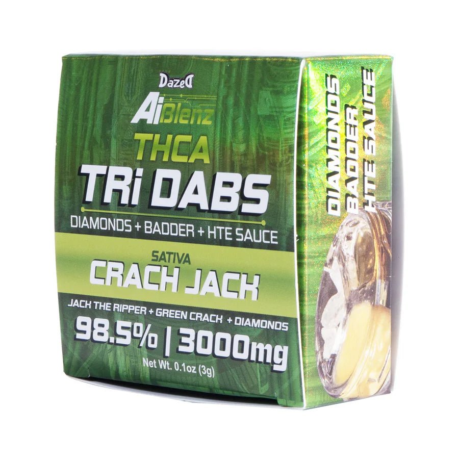 Dazed8 THCA Tri-Dab 3g - Crack Jack – Bandit Distribution