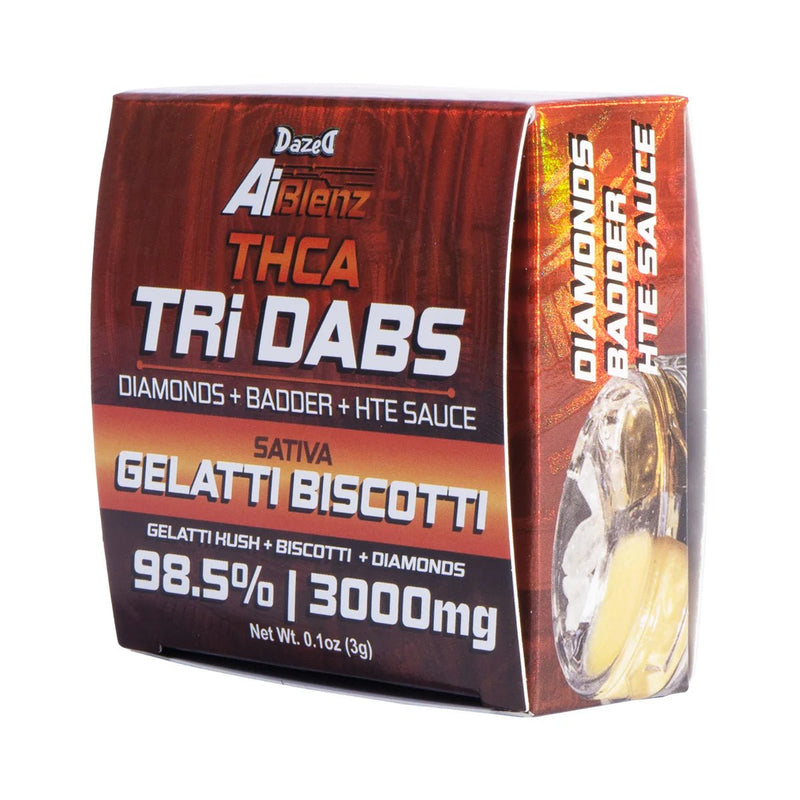 Dazed8 THCA Tri - Dab 3g Gelatti Biscotti - Bandit Distribution