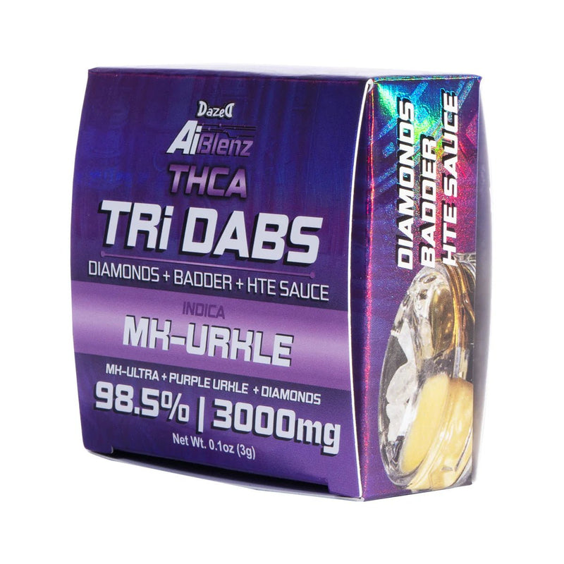 Dazed8 THCA Tri - Dab 3g - MK Urkle - Bandit Distribution