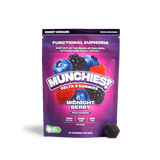 Delta Munchies D9 Euphoria Functional Gummies - Sweet Dreams - Midnight Berry - 20ct