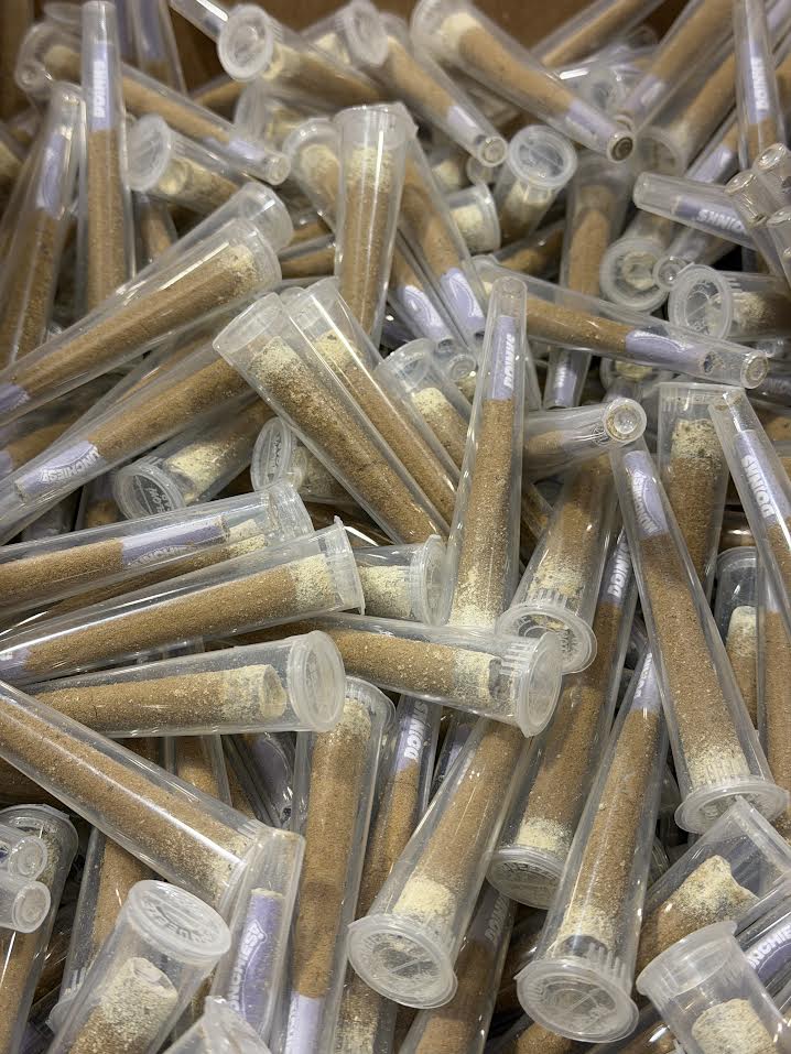Delta Munchies Double Doinks - THCa Diamond Infused Pre Rolls 30ct Bulk - Berry Marmalade - Bandit Distribution