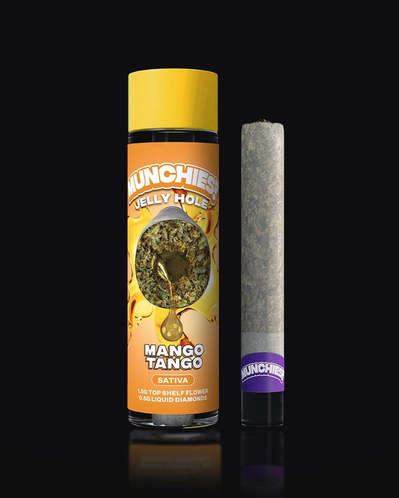 Delta Munchies Jelly Hole 2g Thca Pre Rolls - Mango Tango - Bandit Distribution