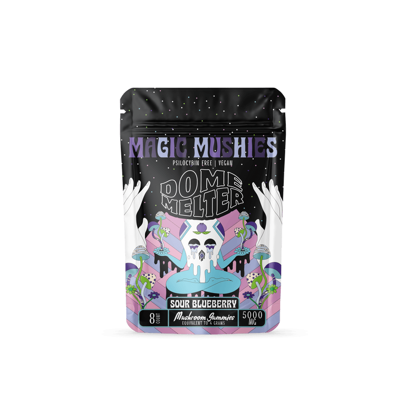Domemelter – Sour Blueberry 8 Count Mushroom Gummies - Bandit Distribution