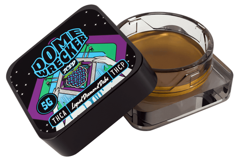 Domewrecker 5g Thca/Thcp Liquid Diamond Dabs - Sativa - Hulkberry Ice - Bandit Distribution