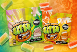 Double Stacked Bites 120,000mg Display (60 - 2ct Packs) - Pear Champagne / Tangerine Dream - Bandit Distribution