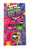 Double Stacked Sour Bites 120,000mg Display (60 - 2ct Packs) - Sour Watermelon Lemonade / Sour Apple Grape - Bandit Distribution