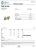 DS - Bulk Thca Indoor Exotic Flower - High Society - 32.68% - Hybrid - Bandit Distribution