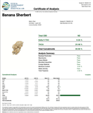DS - Bulk Thca Indoor PLUS Exotic - Banana Sherb - 30.00% - Bandit Distribution