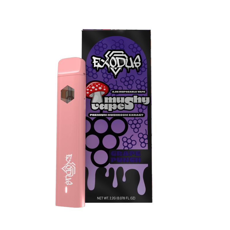 Exodus - Mushy Vapes Mushroom Extract - 2.2G - Grape Punch - Bandit Distribution