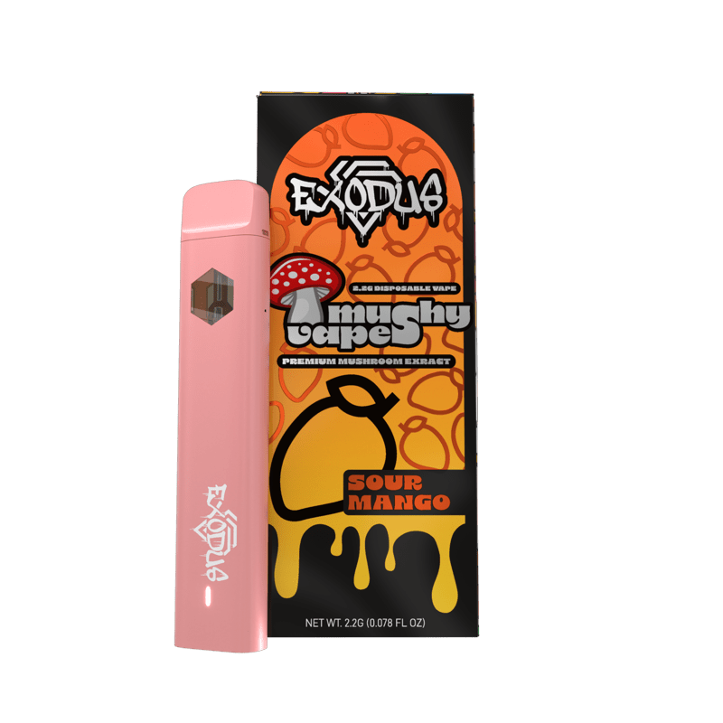 Exodus - Mushy Vapes Mushroom Extract - 2.2G - Sour Mango - Bandit Distribution