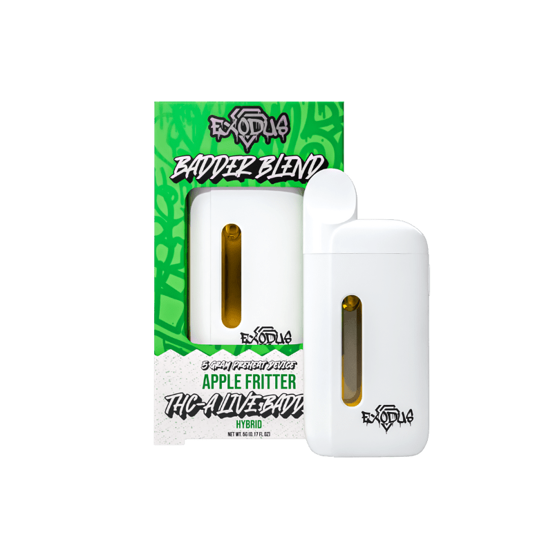 exodus badder blend preheat thca disposable vape 5 grams Live Disposables Choose Flavor:Tigers Blood+ RAZ LTX Zero 25K Product Type_Battery