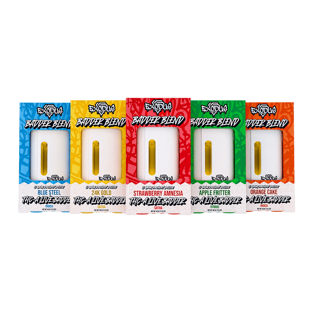 elfbar elfa master akku Exodus Live Resin 5g Exodus Badder Blend THCA Disposable Vape 5G How To Use main image 1