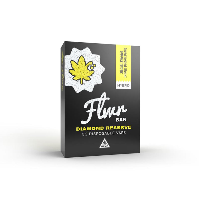 FLWR Bar 3g Diamond Reserve Disposables - Black Diesel - Bandit Distribution
