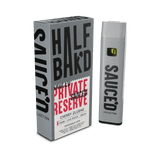 Half Bak'd Live Resin Private Reserve Sauce'd 1g Disposables - Cherry Zlushie