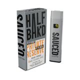 Half Bak'd Live Resin Private Reserve Sauce'd 1g Disposables - Sour Tangie