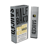 Half Bak'd Live Resin Private Reserve Sauce'd 1g Disposables - Super Lemon Haze - Bandit Distribution