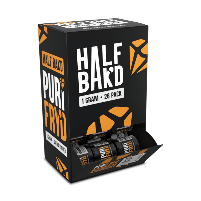 Half Bak'D PuriFryd Indoor Thca Flower 1g Apple Fritter 28ct