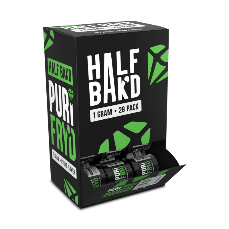 CLEARANCE - Half Bak'D PuriFryd Indoor Thca Flower - 1g - White