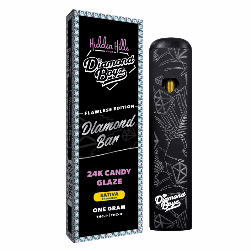 Hidden Hills Diamond Boyz 1g Disposable - Flawless Edition - 24K Candy Glaze - Bandit Distribution