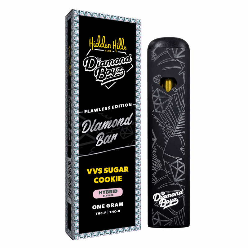 Hidden Hills Diamond Boyz 1g Disposable - Flawless Edition - VVS Sugar Cookie - Bandit Distribution