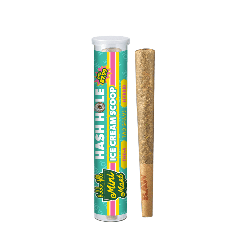 Hidden Hills - Mini Mart Hash Holes - 2g Pre Roll x 20ct Display - Ice Cream Scoop - Bandit Distribution
