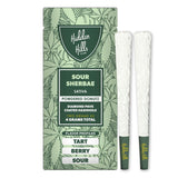 Hidden Hills Powdered Donuts THCA Pre Rolls 2ct pack - 10 Pack Display - Sour Sherbae - Bandit Distribution