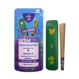 Hidden Hills Signature Sesh Kit - 2g Live Rosin Dispo + 2g Hash Hole Combo - Blue Push Pop / Berry Z - Bandit Distribution