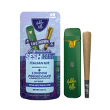 Hidden Hills Signature Sesh Kit - 2g Live Rosin Dispo + 2g Hash Hole Combo - Italian Ice / London Pound Cake - Bandit Distribution