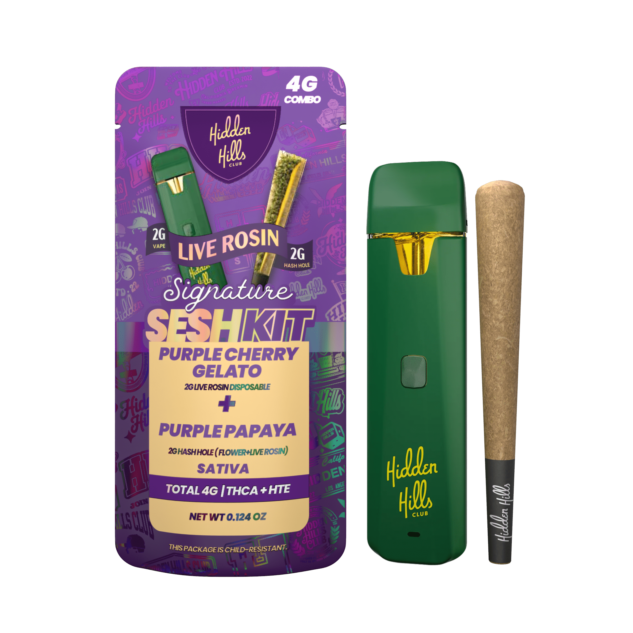 hidden hills disposable vape how to use Hidden Hills Signature Sesh Kit -2g Live Rosin Dispo + 2g Hash Hole Co – Bandit Distribution