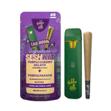 Hidden Hills Signature Sesh Kit - 2g Live Rosin Dispo + 2g Hash Hole Combo - Purple Cherry Gelato / Purple Papaya - Bandit Distribution