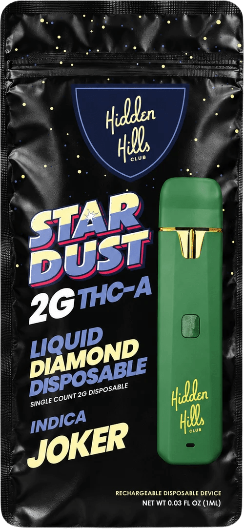 Hidden Hills Stardust Liquid Diamond Bar - THCA - Joker - 2g - Bandit Distribution