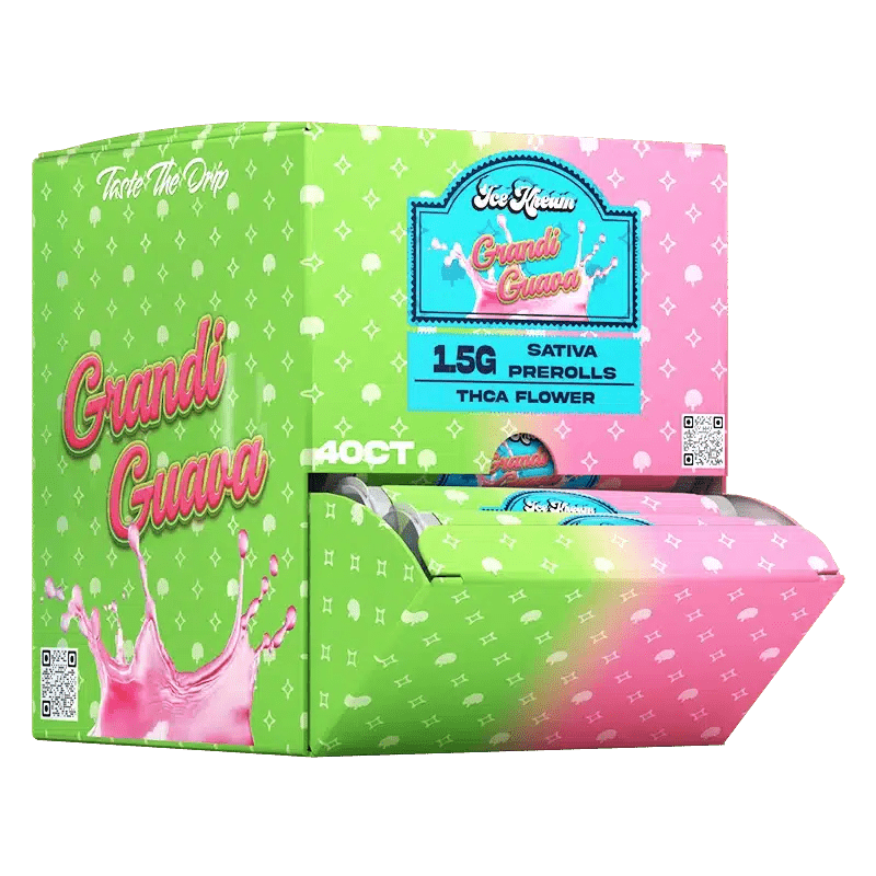 Ice Kream 40ct - 1.5g Pre Rolls Display - Grandi Guava - Bandit Distribution