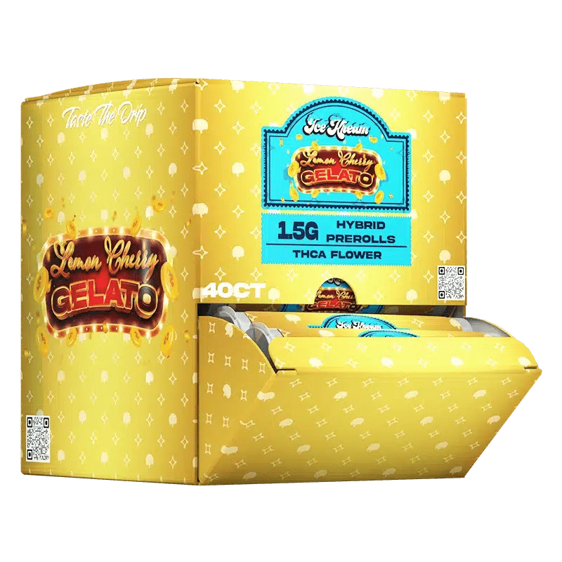 Ice Kream 40ct - 1.5g Pre Rolls Display - Lemon Cherry Gelato - Bandit Distribution