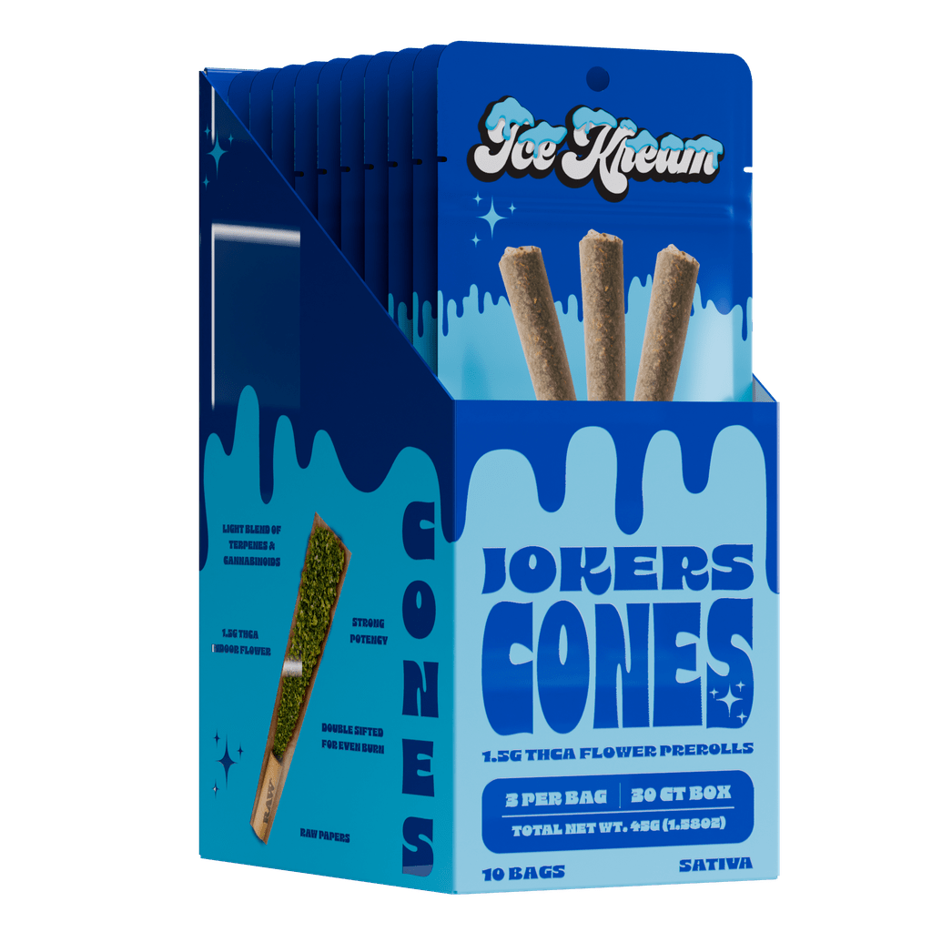 pack of ten cigarettes Packet of 10 cigarettes with sweets Stock Photo