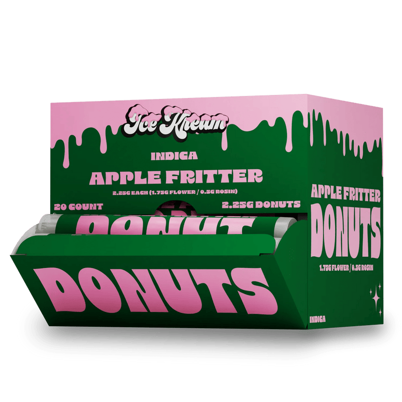 Ice Kream Thca Donut Holes - 2.25g Each - 20 Count Display - Apple Fritter - Bandit Distribution