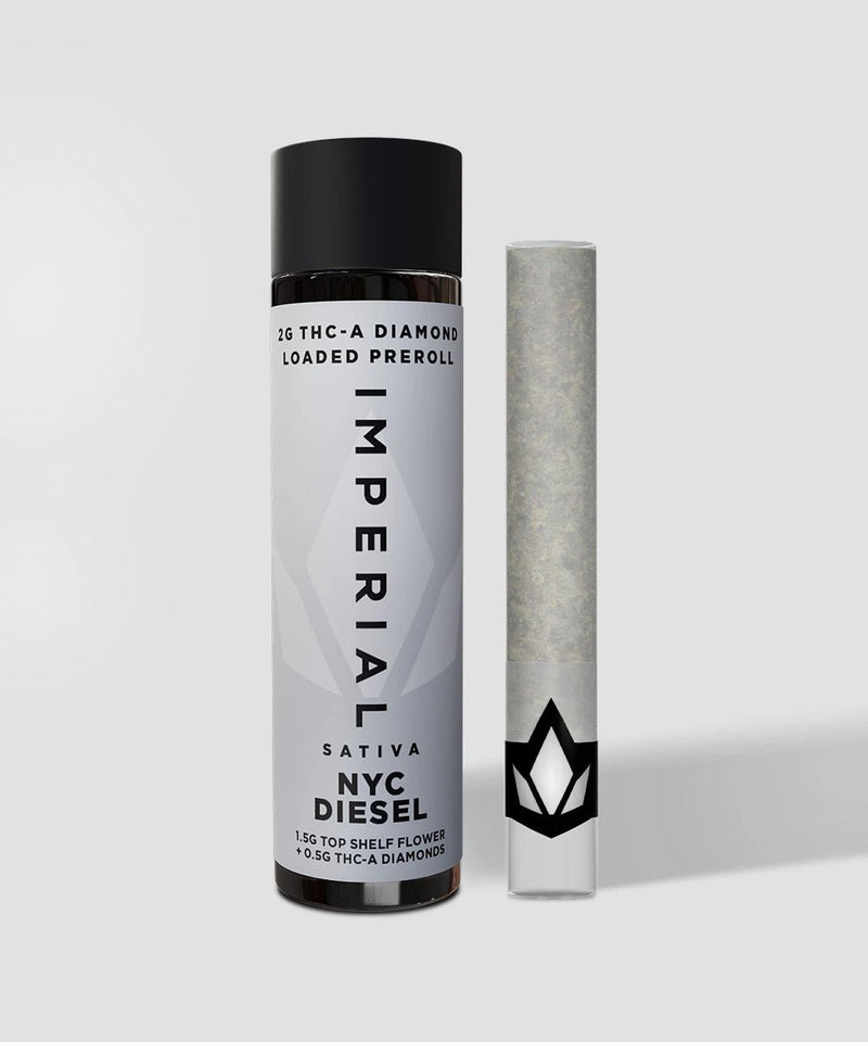 Imperial 2G THC - A Diamond Loaded PreRoll - NYC Diesel - Bandit Distribution