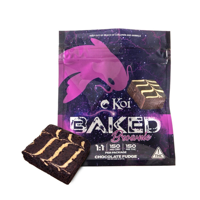 Koi Baked Brownie - Delta 9 150mg - Bandit Distribution
